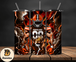 Cleveland Browns Tumbler Wraps, Logo NFL Football Teams PNG,  NFL Sports Logos, NFL Tumbler PNG Design by Daniell 8