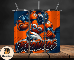 Denver Broncos Tumbler Wrap, Nfl Teams,Nfl Logo football, Logo Tumbler PNG, Design by  Davisbundlesvg 10