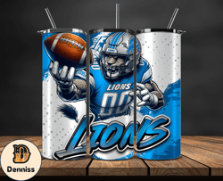 Detroit Lions Tumbler Wrap, Nfl Teams,Nfl Logo football, Logo Tumbler PNG, Design by  Davisbundlesvg 11