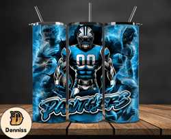 Carolina PanthersTumbler Wrap, NFL Logo Tumbler Png, Nfl Sports, NFL Design Png, Design by Davisbundlesvg-05