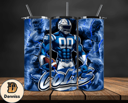 Indianapolis ColtsTumbler Wrap, NFL Logo Tumbler Png, Nfl Sports, NFL Design Png, Design by Davisbundlesvg-14
