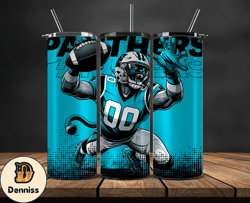 Carolina Panthers NFL Tumbler Wraps, Tumbler Wrap Png, Football Png, Logo NFL Team, Tumbler Design by Davisbundlesvg Sto