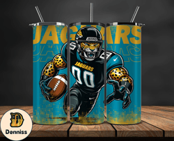 Jacksonville Jaguars NFL Tumbler Wraps, Tumbler Wrap Png, Football Png, Logo NFL Team, Tumbler Design by Davisbundlesvg