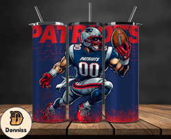New England Patriots NFL Tumbler Wraps, Tumbler Wrap Png, Football Png, Logo NFL Team, Tumbler Design by Davisbundlesvg