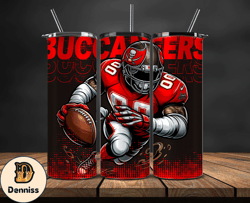 Tampa Bay Buccaneers NFL Tumbler Wraps, Tumbler Wrap Png, Football Png, Logo NFL Team, Tumbler Design by Davisbundlesvg