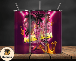 Lionel  Messi Tumbler Wrap ,Messi Skinny Tumbler Wrap PNG, Design by Daniell 27