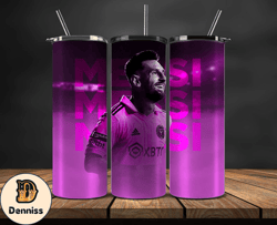 Lionel  Messi Tumbler Wrap ,Messi Skinny Tumbler Wrap PNG, Design by Daniell 33