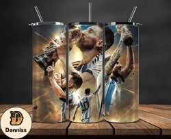 Lionel  Messi Tumbler Wrap ,Messi Skinny Tumbler Wrap PNG, Design by Daniell 42
