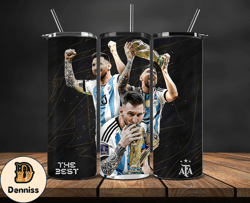 Lionel  Messi Tumbler Wrap ,Messi Skinny Tumbler Wrap PNG, Design by Daniell 44