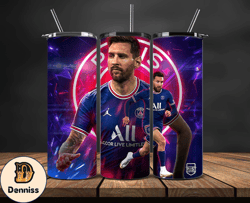 Lionel  Messi Tumbler Wrap ,Messi Skinny Tumbler Wrap PNG, Design by Daniell 50