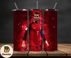 Ronaldo Tumbler Wrap ,Cristiano Ronaldo Tumbler Design, Ronaldo 20oz Skinny Tumbler Wrap, Design by Daniell 02