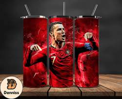 Ronaldo Tumbler Wrap ,Cristiano Ronaldo Tumbler Design, Ronaldo 20oz Skinny Tumbler Wrap, Design by Daniell 41