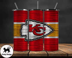Kansas City Chiefs NFL Logo, NFL Tumbler Png , NFL Teams, NFL Tumbler Wrap Design by Daniell 02