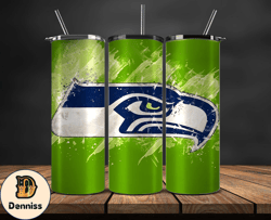 Seattle SeahawksNFL Tumbler Wrap, Nfl Teams, NFL Logo Tumbler Png, NFL Design Png