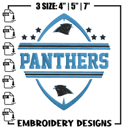 Carolina Panthers embroidery design, Panthers embroidery, NFL embroidery, logo sport embroidery, embroidery design.
