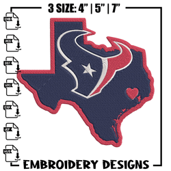 Houston Texans embroidery design, Houston Texans embroidery, NFL embroidery, logo sport embroidery, embroidery design.