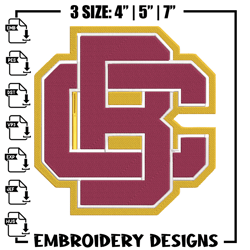 Bethune Cookman logo embroidery design, NCAA embroidery, Sport embroidery, logo sport embroidery, Embroidery design.