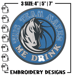 Dallas Mavericks logo embroidery design, NBA embroidery,Sport embroidery, Embroidery design, Logo sport embroidery