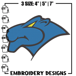 Georgia State logo embroidery design, NCAA embroidery,Sport embroidery,Embroidery design,Logo sport embroidery