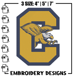 Golden Griffins logo embroidery design, NCAA embroidery, Sport embroidery, logo sport embroidery, Embroidery design
