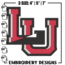 Lamar University logo embroidery design, NCAA embroidery, Sport embroidery, logo sport embroidery, Embroidery design