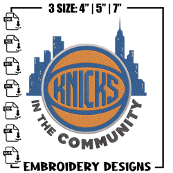 new york knicks basketball embroidery design, nba embroidery, sport embroidery, logo sport embroidery, embroidery design
