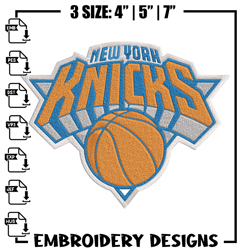 New York Knicks logo embroidery design, NBA embroidery, Sport embroidery, Logo sport embroidery, Embroidery design
