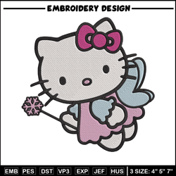 Hello kitty fairy Embroidery Design, Hello kitty Embroidery, Embroidery File, Anime Embroidery, Digital download