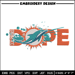 Miami Dolphins embroidery design, Miami Dolphins embroidery, NFL embroidery, sport embroidery, embroidery design. (3)