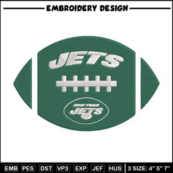 New York Jets Ball embroidery design, New York Jets embroidery, NFL embroidery, sport embroidery, embroidery design.