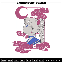 Sailor moon poster Embroidery Design, Sailor moon Embroidery, Embroidery File, Anime Embroidery, Anime shirt