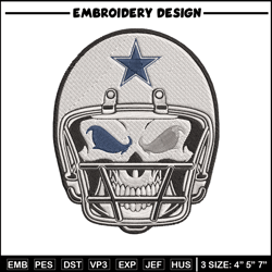 Skull Helmet Dallas Cowboys embroidery design, Cowboys embroidery, NFL embroidery, sport embroidery, embroidery design.