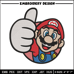 Super Mario Bros Embroidery Design, Mario Embroidery, Embroidery File, logo shirt, Embroidery design, Digital download.