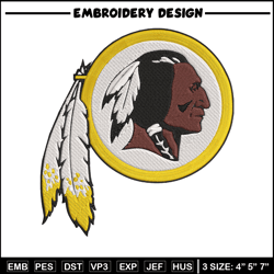 Washington Redskins embroidery design, Redskins embroidery, NFL embroidery, logo sport embroidery, embroidery design.
