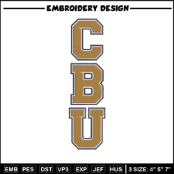 Cal Baptist Lancers logo embroidery design,NCAA embroidery,Sport embroidery,logo sport embroidery,Embroidery design.