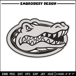Florida Gators logo embroidery design, Sport embroidery, logo sport embroidery, Embroidery design,NCAA embroidery