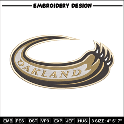 Oakland Golden Grizzlies embroidery design, NCAA embroidery, Sport embroidery,Logo sport embroidery, Embroidery design