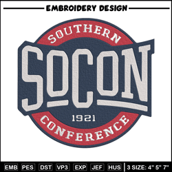 Southern Conference logo embroidery design, NCAA embroidery, Embroidery design, Logo sport embroiderySport embroidery