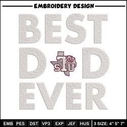 Texas Southern poster embroidery design, NCAA embroidery,Sport embroidery, logo sport embroidery,Embroidery design