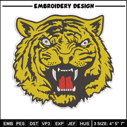 Tigers Memphis mascot embroidery design, NCAA embroidery, Sport embroidery,Logo sport embroidery,Embroidery design