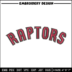 Toronto Raptors design embroidery design, NBA embroidery,Sport embroidery,Embroidery design, Logo sport embroidery.