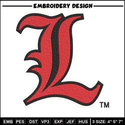 University of Louisville embroidery design, NCAA embroidery, Sport embroidery, logo sport embroidery, Embroidery design