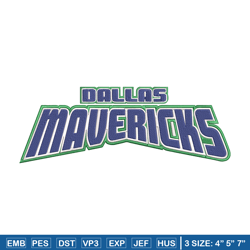 Dallas Mavericks logo embroidery design, NBA embroidery, Sport embroidery,Embroidery design,Logo sport embroidery.