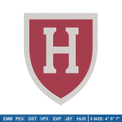 Harvard Crimson logo embroidery design, NCAA embroidery, Sport embroidery,logo sport embroidery, Embroidery design