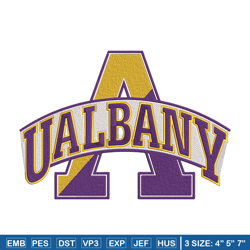 University at Albany logo embroidery design,NCAA embroidery, Sport embroidery,logo sport embroidery,Embroidery design