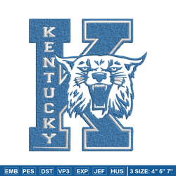University of Kentucky logo embroidery design,NCAA embroidery, Sport embroidery,logo sport embroidery,Embroidery design