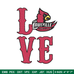 Louisville Cardinals logo embroidery design, NCAA embroidery, Sport embroidery,logo sport embroidery,Embroidery design
