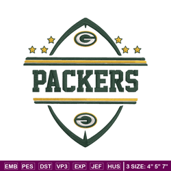 Ball Green Bay Packers embroidery design, Packers embroidery, NFL embroidery, sport embroidery, embroidery design.