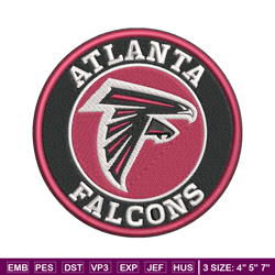 Coins Atlanta Falcons embroidery design, Atlanta Falcons embroidery, NFL embroidery, sport embroidery, embroidery design