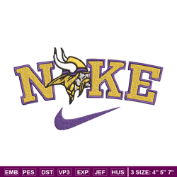Minnesota Vikings embroidery design, NFL embroidery, Nike design, Embroidery file,Embroidery shirt, Digital download